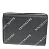 Secondhand Balenciaga Trifold Wallet Black Leather Accessories