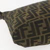 Fendi Vintage Pocket Shoulder Bag Zucca Canvas