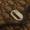 Christian Dior Vintage Trotter Flap Shoulder Bag Canvas