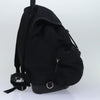 Secondhand Prada Double Front Pocket Backpack Tessuto