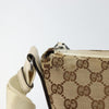 Gucci Zip Messenger GG Canvas with Perforated Leather