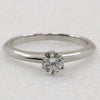 Tiffany & Co. Tiffany Setting Solitaire Ring Platinum with RBC Diamond