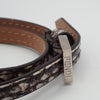 Secondhand Fendi Selleria Monster Bracelet Leather with Metal Detail