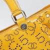 Secondhand Chanel CC No.5 Shopping Tote Perforated Patent