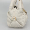 Secondhand Bvlgari Chandra Hobo White Leather Bags