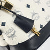 MCM Visetos Handbag Canvas and Leather