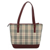 Secondhand Burberry Nova Check Tote canvas check pattern