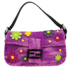 Fendi Baguette Bag Embroidered Zucca Wool