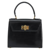Celine Vintage Convertible Turnlock Top Handle Bag Leather