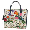 Secondhand Prada Floral Open Tote Printed