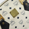 Secondhand MCM Visetos logogramme Handbag Canvas and