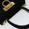 Secondhand Salvatore Ferragamo Gancini Convertible Top Handle Bag