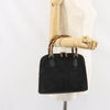 Secondhand Gucci Vintage Bamboo Top Handle Bag Seude