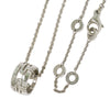 Secondhand Bvlgari Parentesi Pendant Necklace 18K White