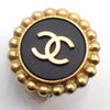 Chanel Vintage Round CC Clip-On Earrings Metal