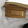 Christian Dior Vintage Honeycomb Shoulder Bag Canvas and Leather