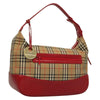 Secondhand Burberry Nova Check Handbag Nova Check Canvas and