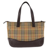 Secondhand Burberry Nova Check Tote Canvas and