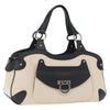 Secondhand Salvatore Ferragamo Gancini handbag Canvas and