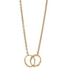 Cartier Love Interlocking Necklace 18K Rose Gold