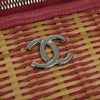 Chanel Take Away Vanity Case Rattan and Calfskin