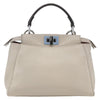 Secondhand Fendi Peekaboo Bag Beige Leather Bags