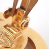 Chanel CC Button Clip-On Earrings Metal