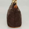 Secondhand MCM Visetos Handbag Brown Nylon Bags