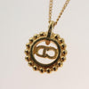 Secondhand Christian Dior CD Round Pendant Necklace