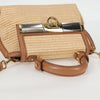 Salvatore Ferragamo Sofia Satchel Raffia with Leather