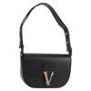 Versace Virtus Flap Messenger Bag Leather