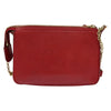 Secondhand Celine Shoulder Bag Red Leather Bags