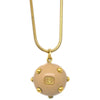 Secondhand Chanel Vintage CC Ball Pendant Necklace Metal and