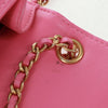 Chanel Pearl Crush Phone Holder Crossbody Bag Quilted Lambskin