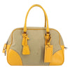 Prada Bowler Bag Canvas with Leather