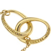 Tiffany & Co. Elsa Peretti Double Loop Pendant Necklace 18K Yellow Gold