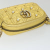 Gucci Pearly GG Marmont Shoulder Bag Embellished Matelasse Leather