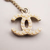 Secondhand Chanel CC Pendant Necklace Faux Pearls and