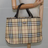 Secondhand Burberry Top Handle Tote Haymarket