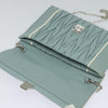 Secondhand Miu Miu Madras Chain Clutch Matelasse Leather with Glitter