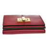 Secondhand Fendi Peekaboo Wallet Red Leather Accessories