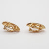 Chanel Vintage CC Round Clip-On Earrings Metal