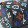 Secondhand Louis Vuitton Keepall Bandouliere Bag Graffiti Monogram Eclipse