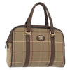 Secondhand Burberry Nova Handbag Beige Canvas Bags