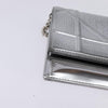 Secondhand Christian Dior Diorama Wallet on Chain Metallic Distressed