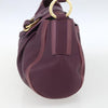 Secondhand Bvlgari Chandra Satchel Purple Leather Bags