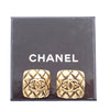 Secondhand Chanel Square CC Symbols Clip-On Earrings