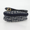 Secondhand Christian Dior Saddle Zip Pouch Diorissimo