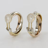 Secondhand Cartier Trinity Earrings 18K Tricolor Gold with Cultured Pearls