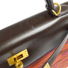 Secondhand Hermes Kelly Handbag Toile and